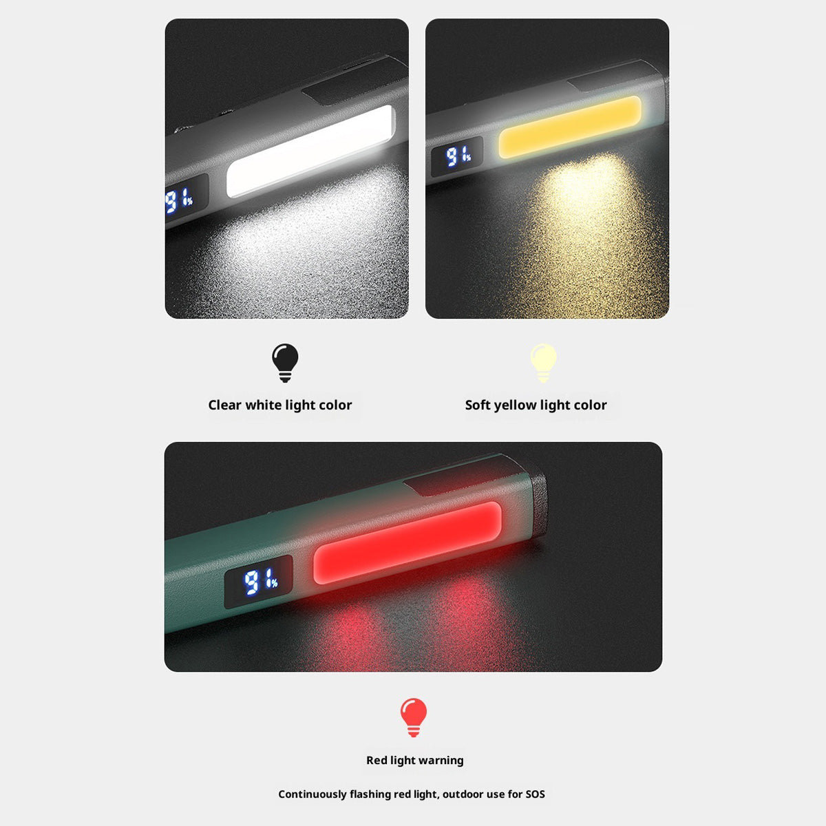 Rechargeable Medical Pen Light IPX5 Waterproof 4 Modes LED Flashlight Pupil Penlight