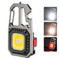 W5138 Portable Mini Flashlight Rechargeable COB Light Bottle Opener Screwdriver Multifunctional Lamp