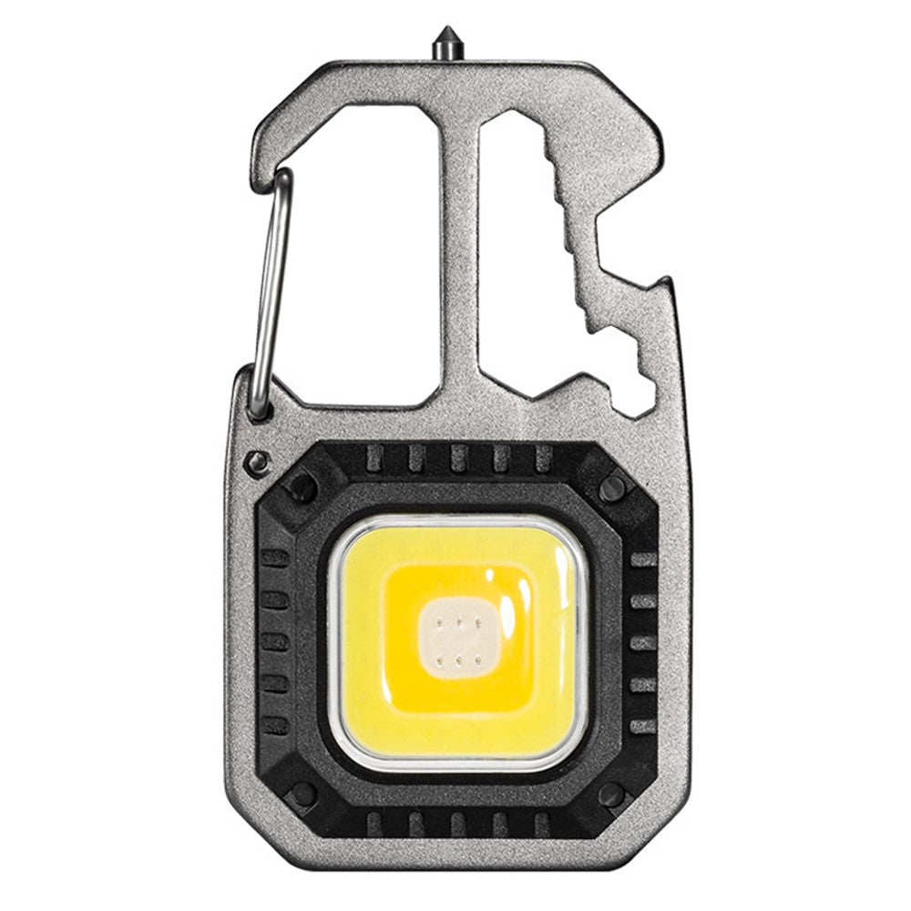W5138 Portable Mini Flashlight Rechargeable COB Light Bottle Opener Screwdriver Multifunctional Lamp