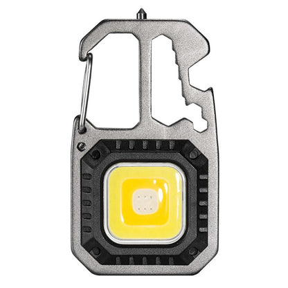 W5138 Portable Mini Flashlight Rechargeable COB Light Bottle Opener Screwdriver Multifunctional Lamp