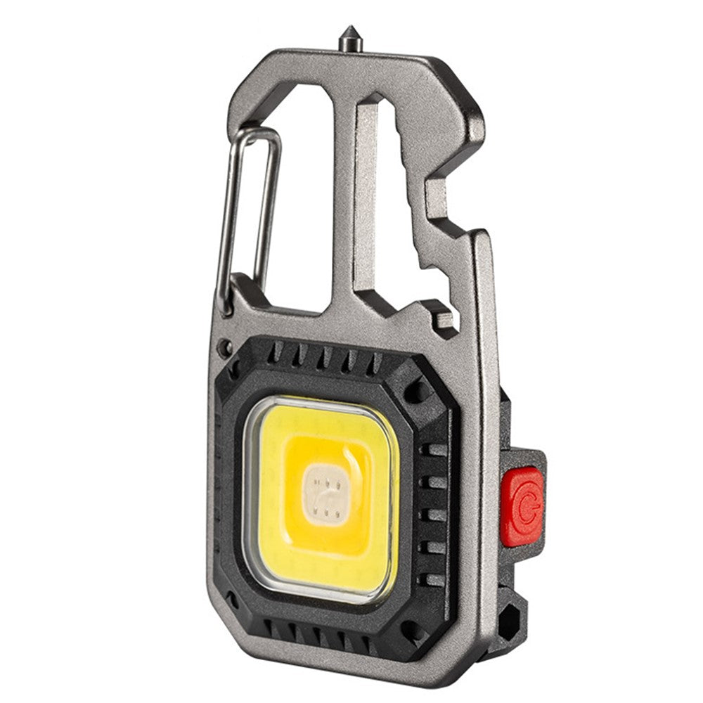 W5138 Portable Mini Flashlight Rechargeable COB Light Bottle Opener Screwdriver Multifunctional Lamp