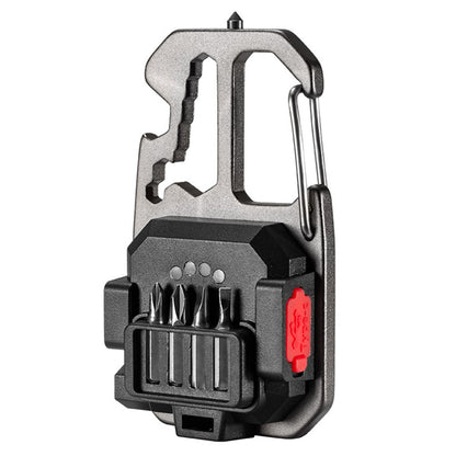 W5138 Portable Mini Flashlight Rechargeable COB Light Bottle Opener Screwdriver Multifunctional Lamp