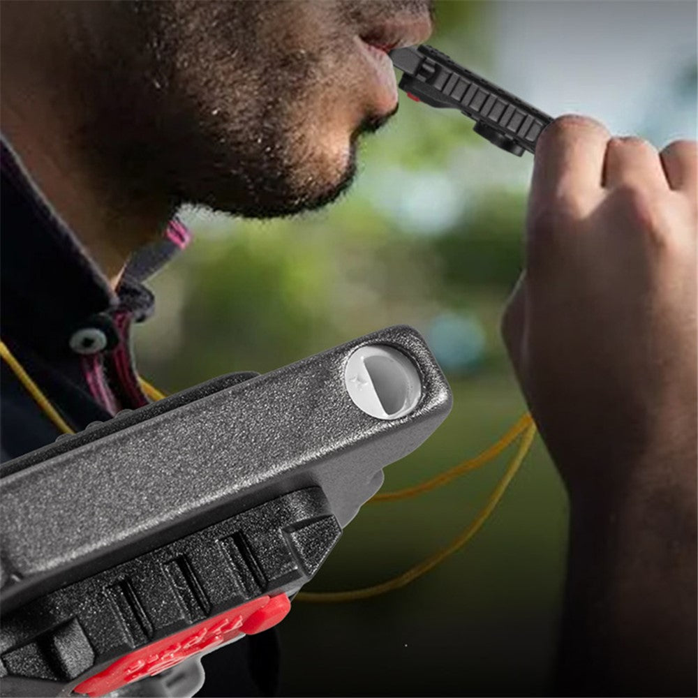 W5135 Mini COB Flashlight Rechargeable Light Whistle Emergency Survival Window Keychain Flashlight