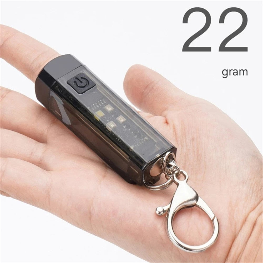 MNS3 Outdoor Keychain Mini Flashlight Magnetic Emergency Lighting Tool Portable LED Night Light