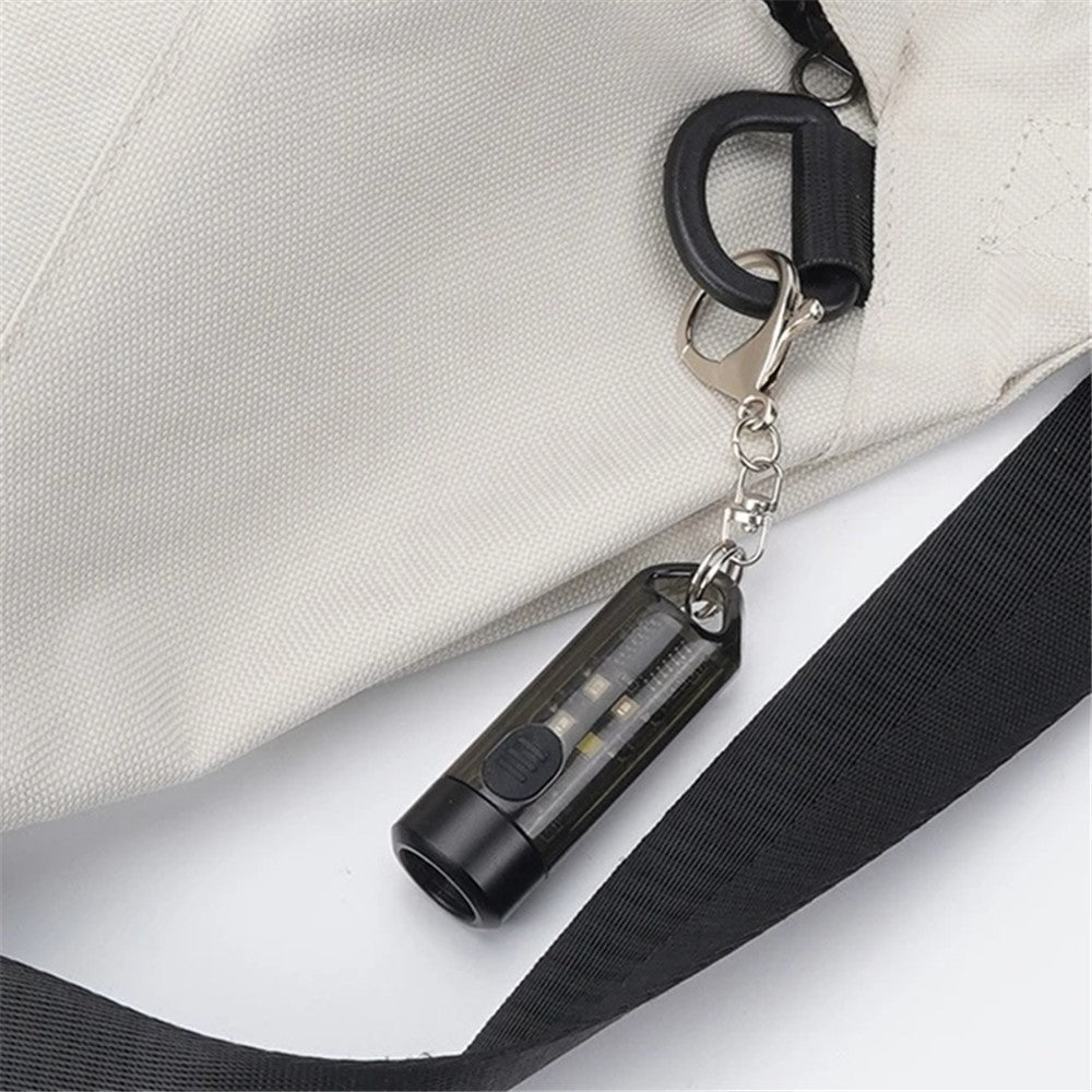 MNS2 Mini Flashlight Multi Light Modes Outdoor Camping Hiking Torch with Keychain