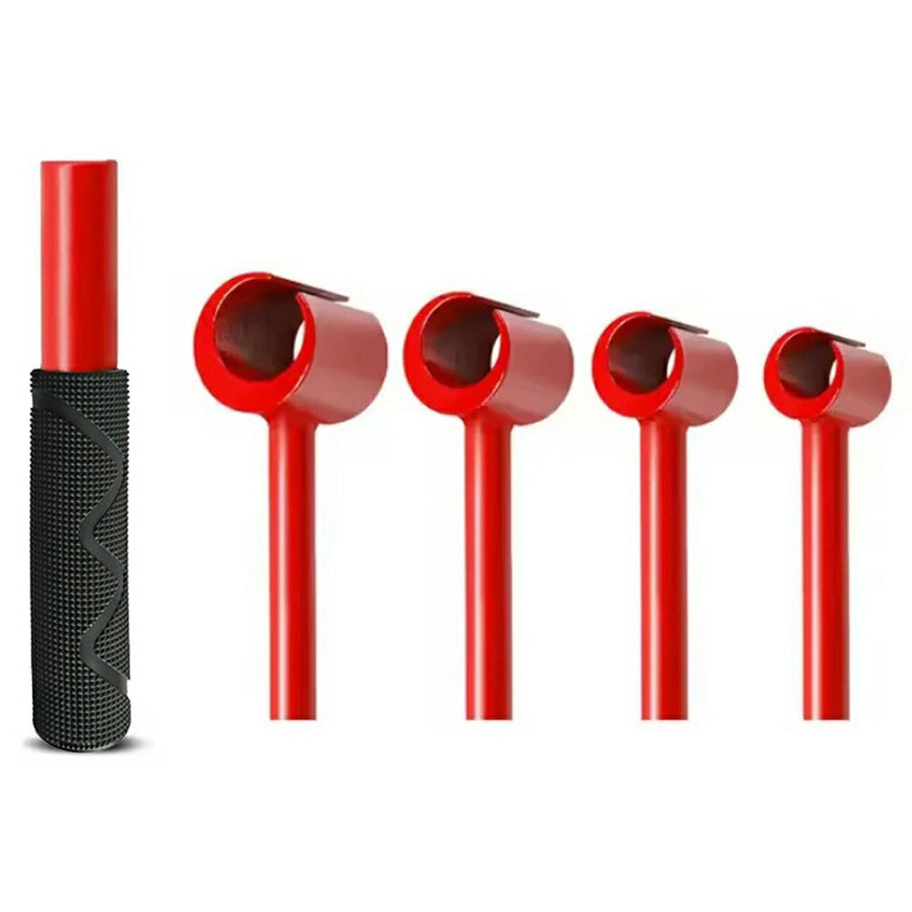 4 in 1 Door Hinge Gap Adjustment Tool 14-25mm Socket Wrench Set for Home Door Repair