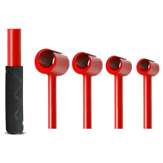 4 in 1 Door Hinge Gap Adjustment Tool 14-25mm Socket Wrench Set for Home Door Repair