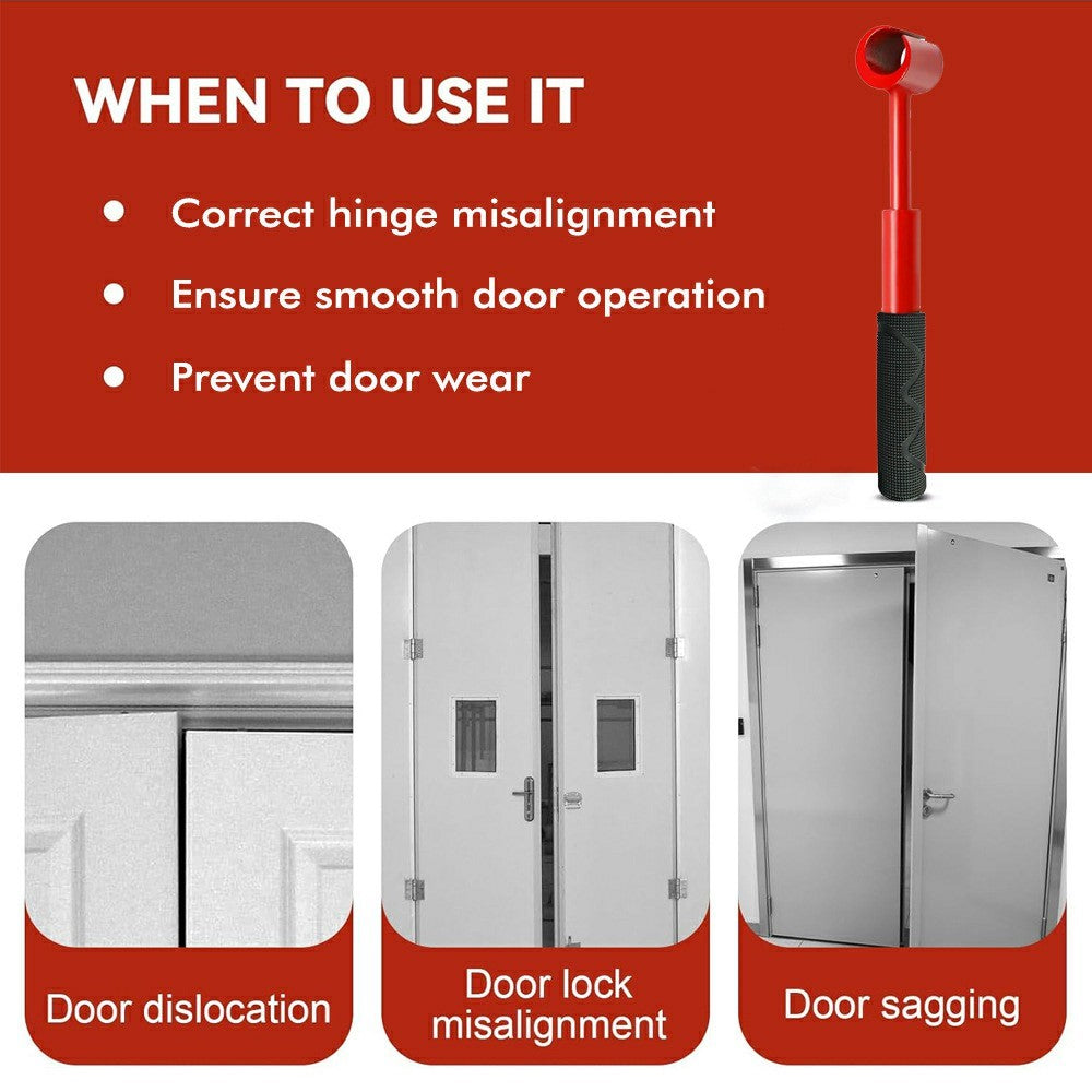 4 in 1 Door Hinge Gap Adjustment Tool with Storage Bag 14-25mm Socket Wrench Set for Home Door Repair