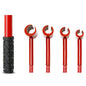 4 in 1 Hinge Gap Adjustment Tool 14-25mm Steel Door Hinge Repair Wrench for Home