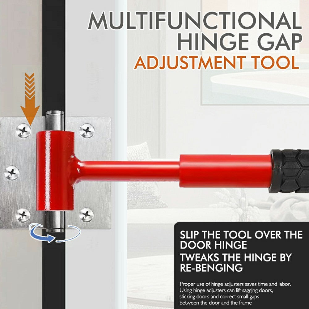 4 in 1 Hinge Gap Adjustment Tool 14-25mm Steel Door Hinge Repair Wrench for Home