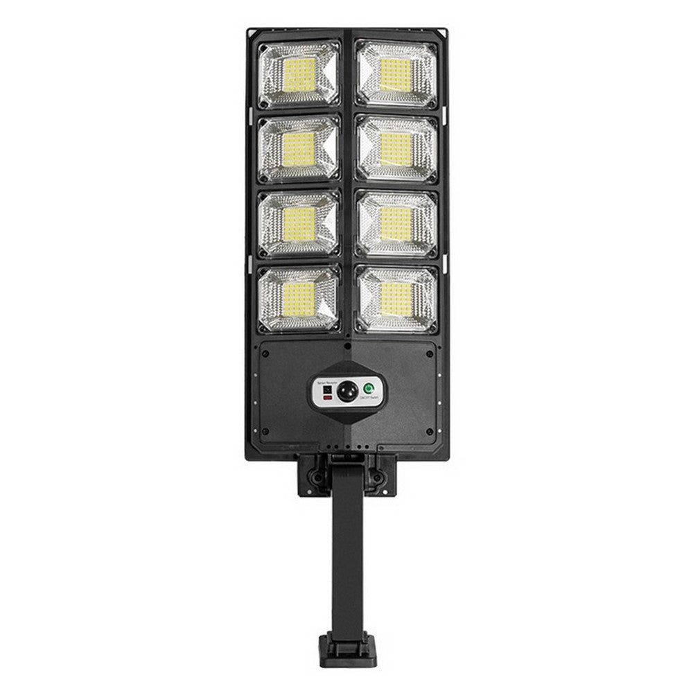 W789AB-4 Waterproof LED Solar Motion Sensor Lights Outdoor Street Lights with Remote Control 3 Lighting Modes Security Light for Front Door Yard Garage