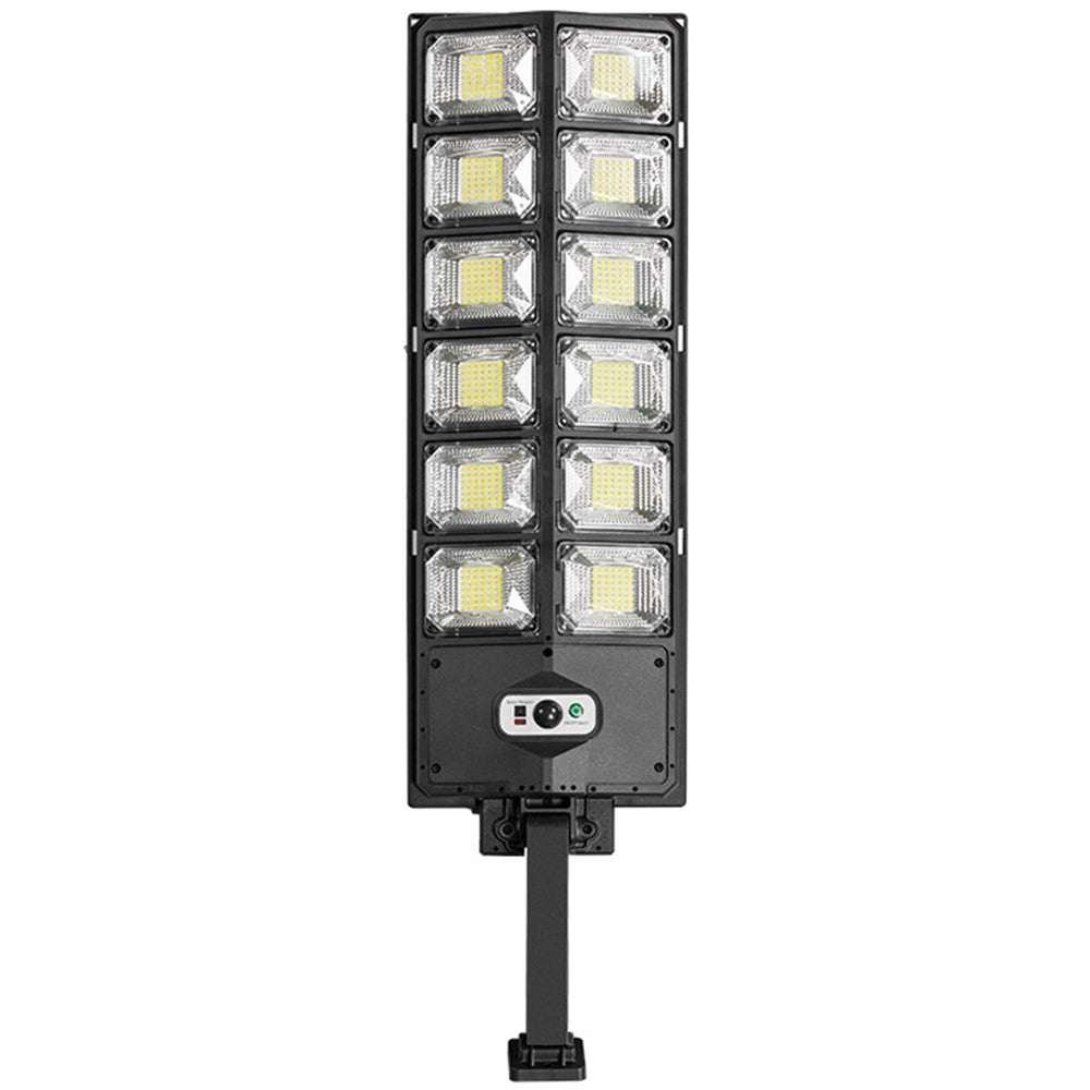 W789B-6 LED Solar Motion Sensor Lights Outdoor Street Lights with Multi-Angle Adjustable / 3 Lighting Modes IP65 Waterproof Security Flood Light for Front Door Yard Garage
