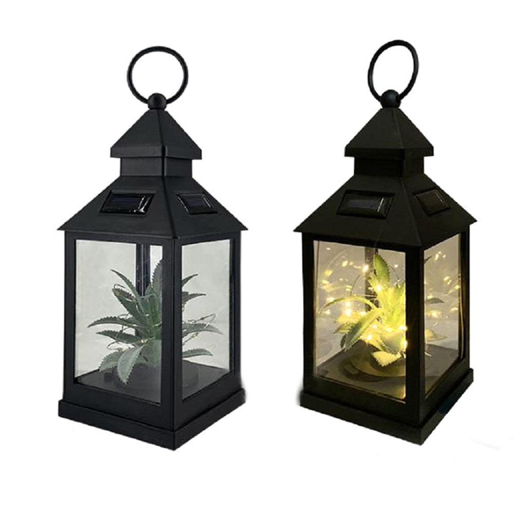 Solar 20 LED Light Outdoor Plant Wind Lamp Lantern Outdoor Yard Path Lawn Hanging Night Lamps