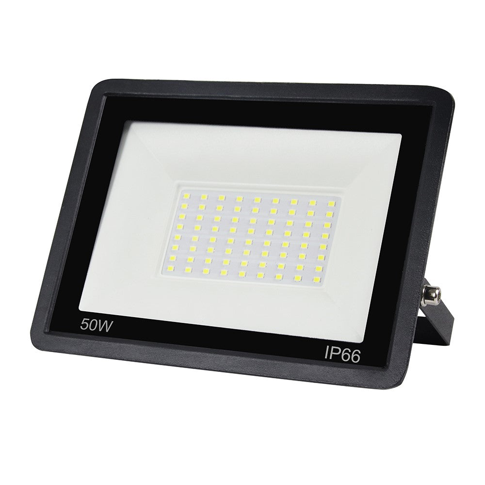 50W 72 LED Floodlight with U-shaped Bracket Style B IP66 Waterproof Outdoor Lighting [Switch Control]