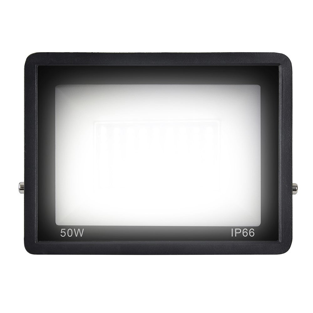 50W 72 LED Floodlight with U-shaped Bracket Style B IP66 Waterproof Outdoor Lighting [Switch Control]