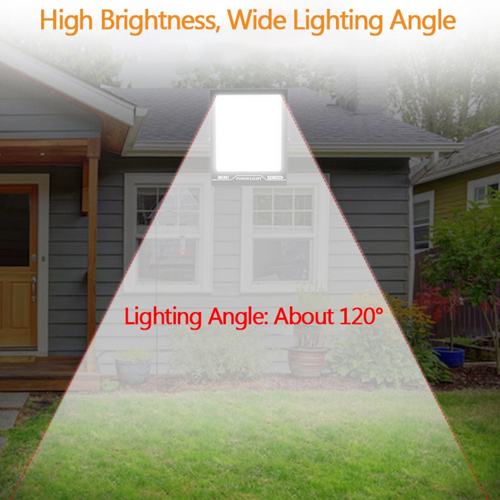50W 72 LED Floodlight with U-shaped Bracket Style B IP66 Waterproof Outdoor Lighting [Switch Control]