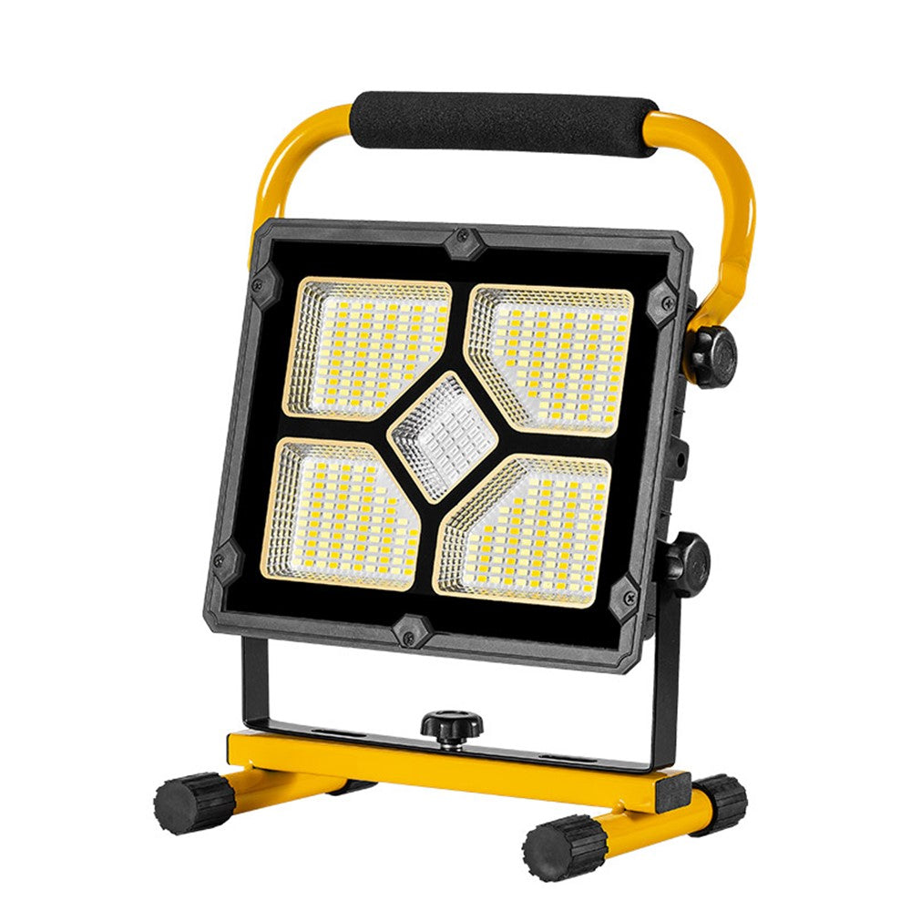 W877-1 Multifunctional 3600mAh Solar LED Light High Power Solar Light Power Bank Portable Searchlight Waterproof Emergency Light Support 360-Degree Rotating 180-Degree Adjustable