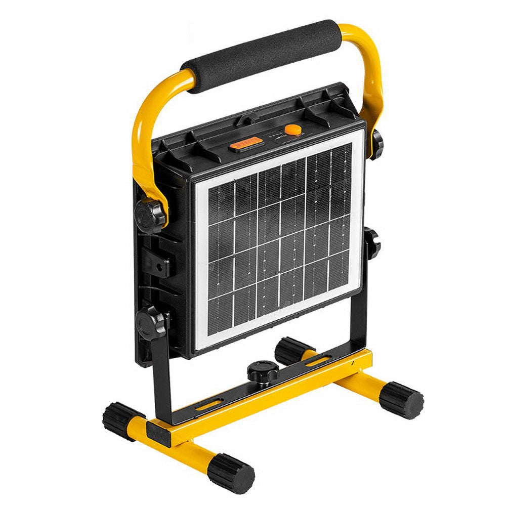 W877-1 Multifunctional 3600mAh Solar LED Light High Power Solar Light Power Bank Portable Searchlight Waterproof Emergency Light Support 360-Degree Rotating 180-Degree Adjustable