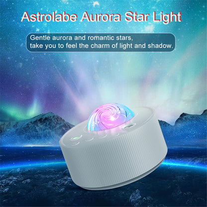 K-1090 Northern Lights Projection Lamp USB Moon Light LED RGB Laser Night Light with 7 Brightness Level Adjustable (Laser Version)