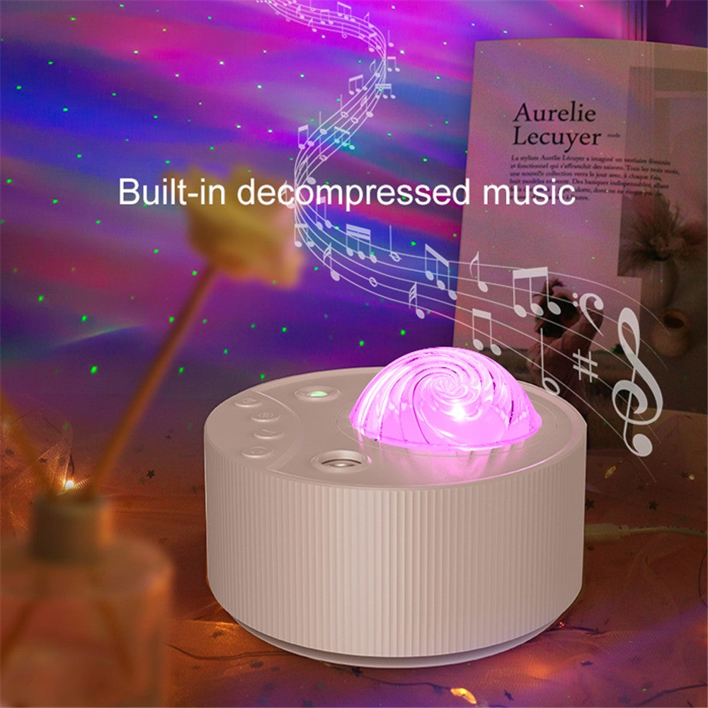 K-1090 Northern Lights Projection Lamp USB Moon Light LED RGB Laser Night Light with 7 Brightness Level Adjustable (Laser Version)