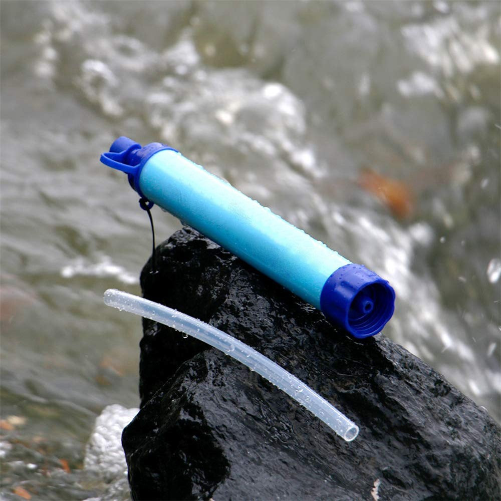 K8612 BPA Free Outdoor Survival Mini Water Purifier Camping Hiking Portable Water Straw Filter (FDA Certificated)