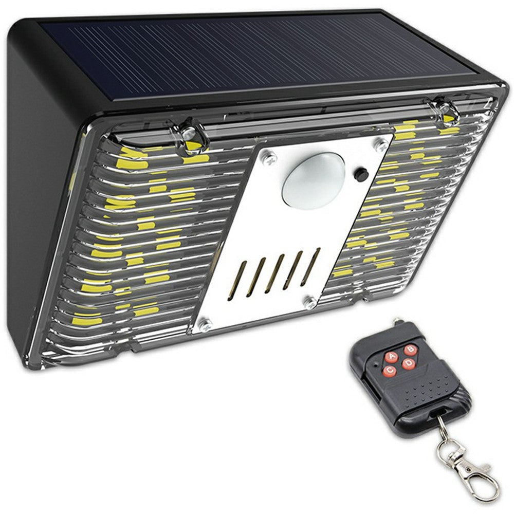 N775 Solar Powered Motion Sensor Light Outdoor Garden Security Alarm Light with 4 Lighting Modes