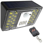 N775 Solar Powered Motion Sensor Light Outdoor Garden Security Alarm Light with 4 Lighting Modes