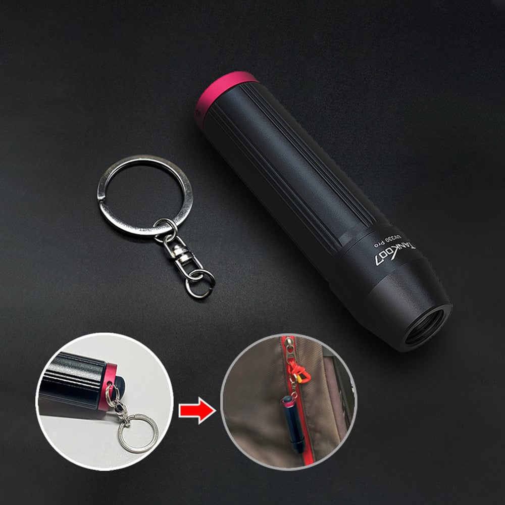 TANK007 UV330 Pro 365nm Ultraviolet Flashlight Fluorescence Detection Handheld UV Torch ( No Battery )