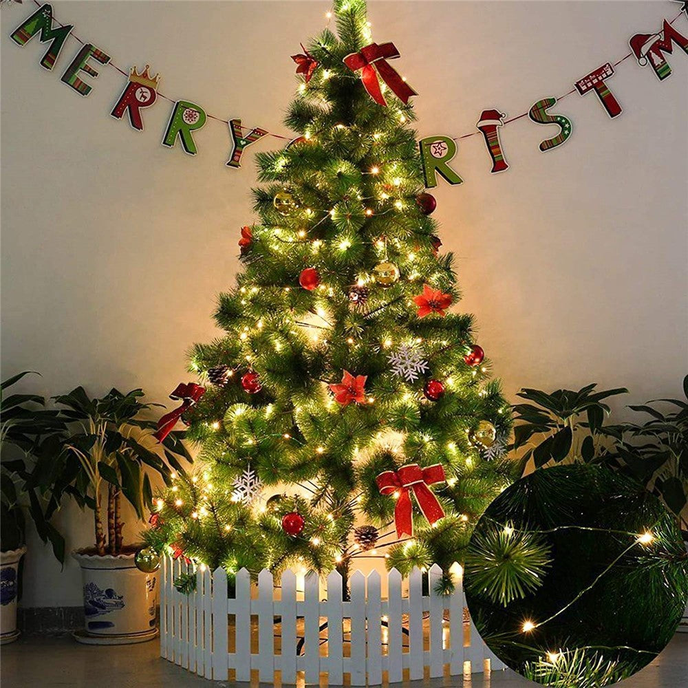 100m 1000 Leds 8 Modes IP44 Waterproof Copper Wire String Light Outdoor Decoration