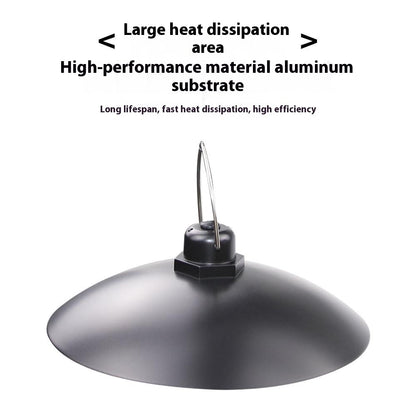 A2 35 LED Single Head Solar Powered Hanging Lamp Outdoor Waterproof Remote Control Light