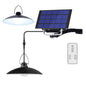 A2 35 LED Single Head Solar Powered Hanging Lamp Outdoor Waterproof Remote Control Light