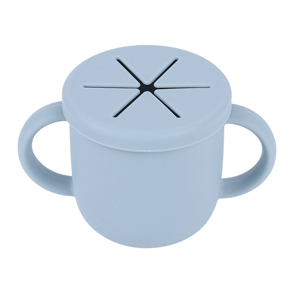 ZP2004C 250ml Toddler Silicone Cup Anti-fall Kids Snack Storage Cup (FDA Certified, BPA-Free)