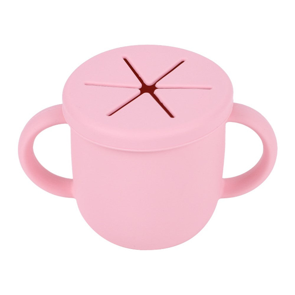 ZP2004C 250ml Toddler Silicone Cup Anti-fall Kids Snack Storage Cup (FDA Certified, BPA-Free)