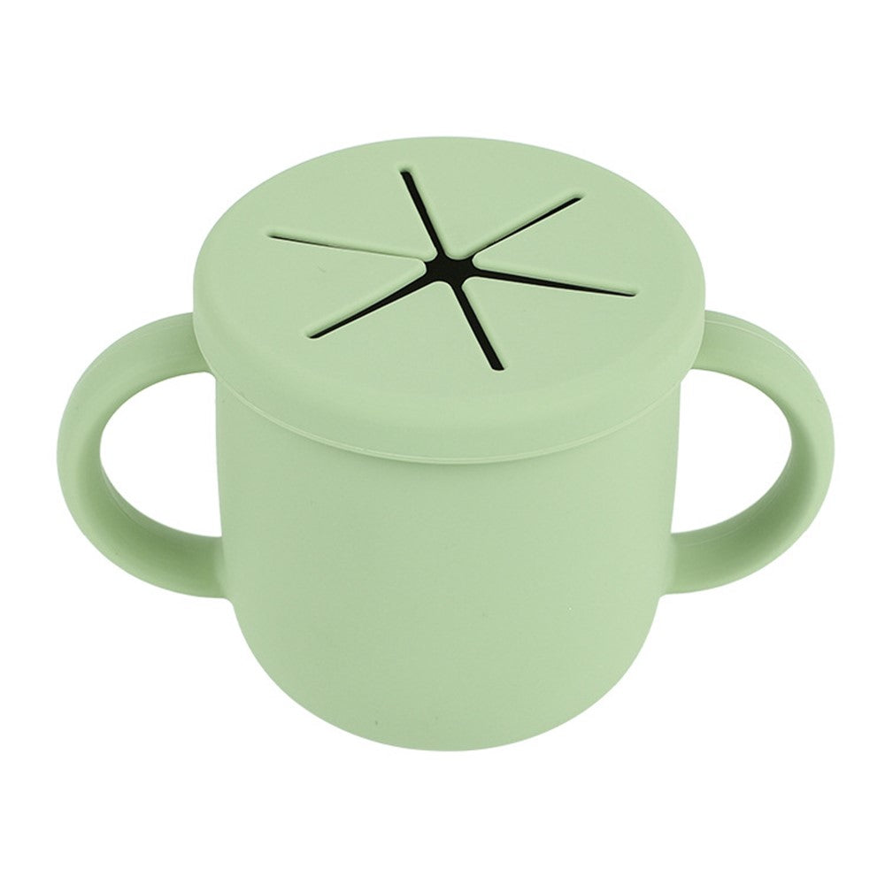 ZP2004C 250ml Toddler Silicone Cup Anti-fall Kids Snack Storage Cup (FDA Certified, BPA-Free)