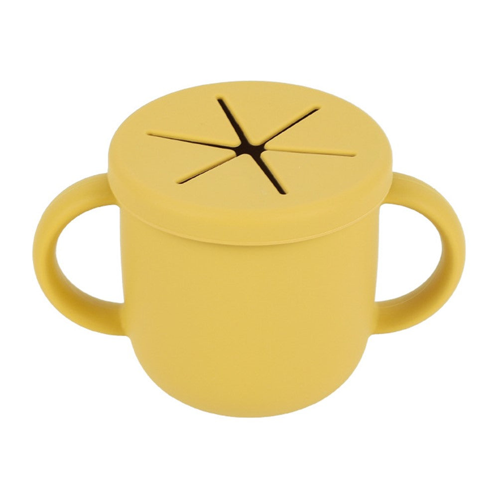 ZP2004C 250ml Toddler Silicone Cup Anti-fall Kids Snack Storage Cup (FDA Certified, BPA-Free)