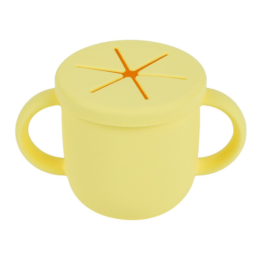 ZP2004C 250ml Toddler Silicone Cup Anti-fall Kids Snack Storage Cup (FDA Certified, BPA-Free)