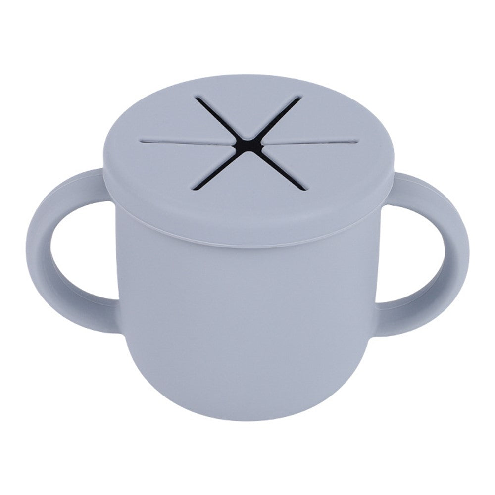 ZP2004C 250ml Toddler Silicone Cup Anti-fall Kids Snack Storage Cup (FDA Certified, BPA-Free)