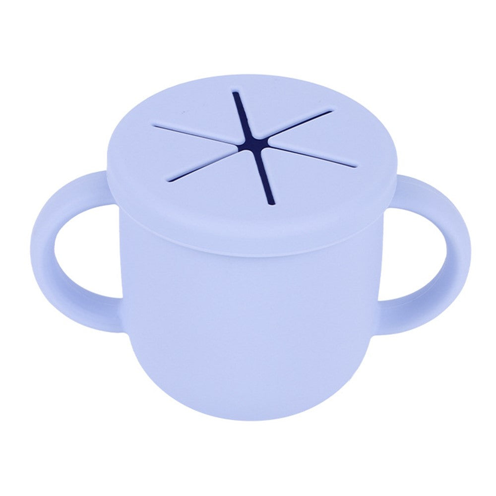 ZP2004C 250ml Toddler Silicone Cup Anti-fall Kids Snack Storage Cup (FDA Certified, BPA-Free)