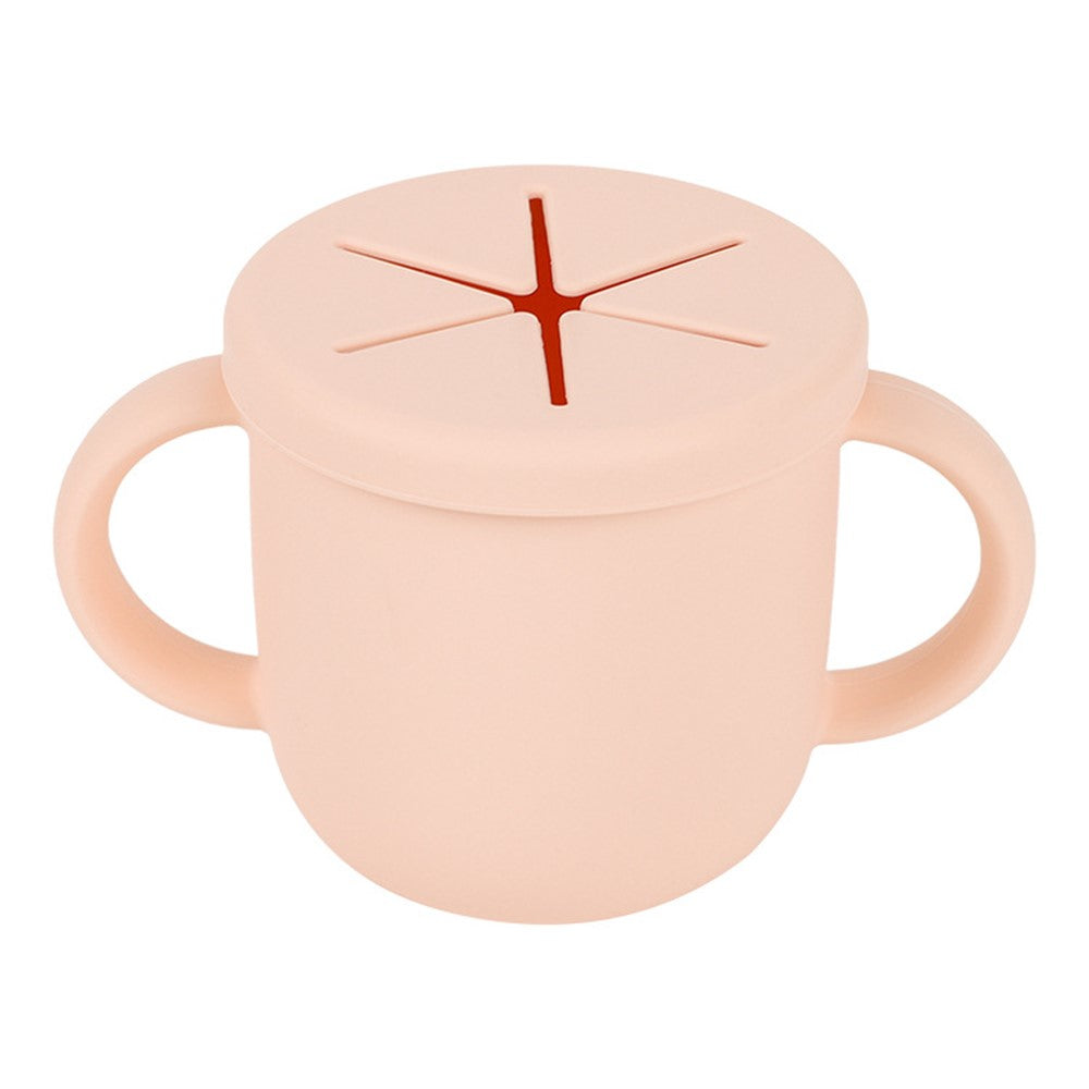 ZP2004C 250ml Toddler Silicone Cup Anti-fall Kids Snack Storage Cup (FDA Certified, BPA-Free)