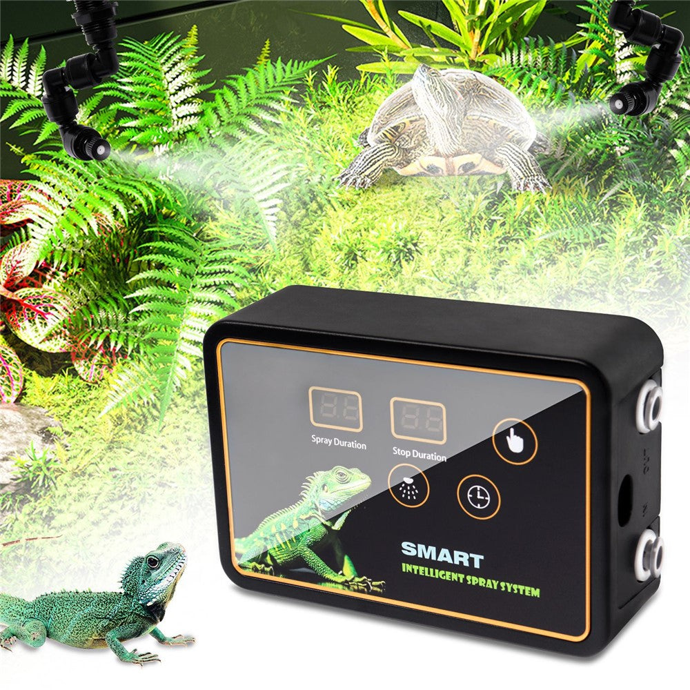 WD-01CS Automatic Mist Spray System Electronic Timer LCD Display Sprinkler Controller Terrarium Spray Kit EU Plug