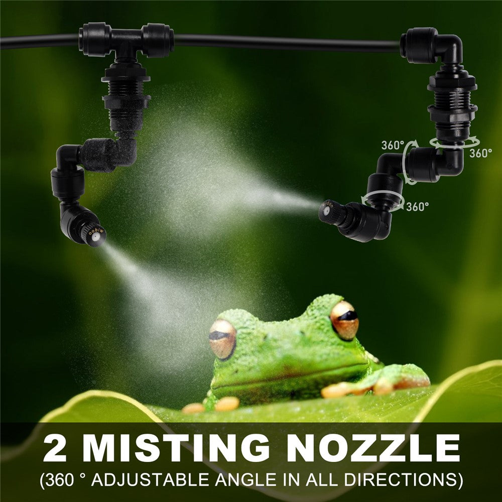 WD-01CS Automatic Mist Spray System Electronic Timer LCD Display Sprinkler Controller Terrarium Spray Kit EU Plug