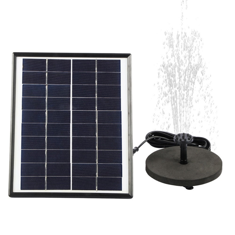 MEIERDE SF005 5W Plastic Frame Solar Fountain Outdoor Garden Fountain Floating Solar Fountain Water Pump for Bird Plants