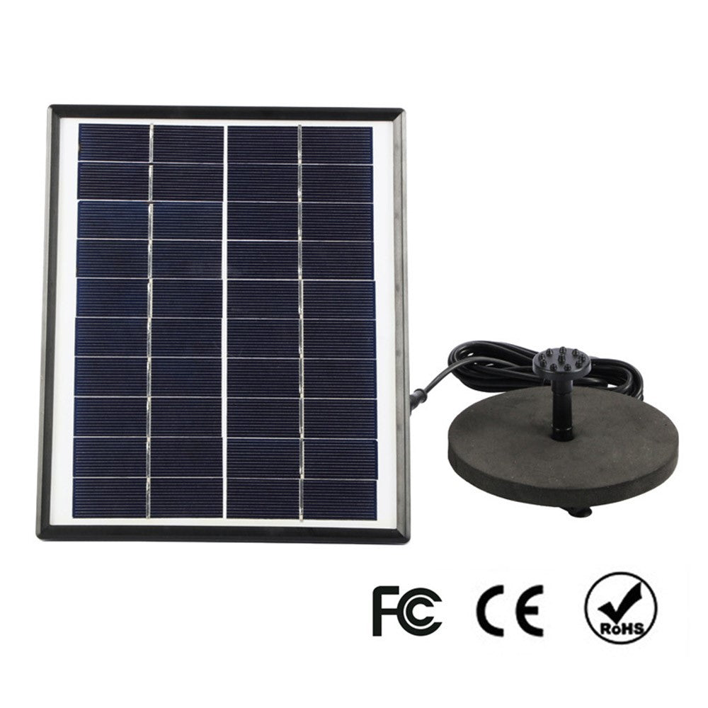 MEIERDE SF005 5W Plastic Frame Solar Fountain Outdoor Garden Fountain Floating Solar Fountain Water Pump for Bird Plants