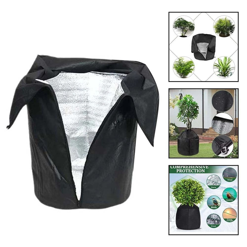 Plant Protection Cover for Winter Gardening 65 x 70cm Breathable Insulated Tree Shrub Frost Guard Reusable