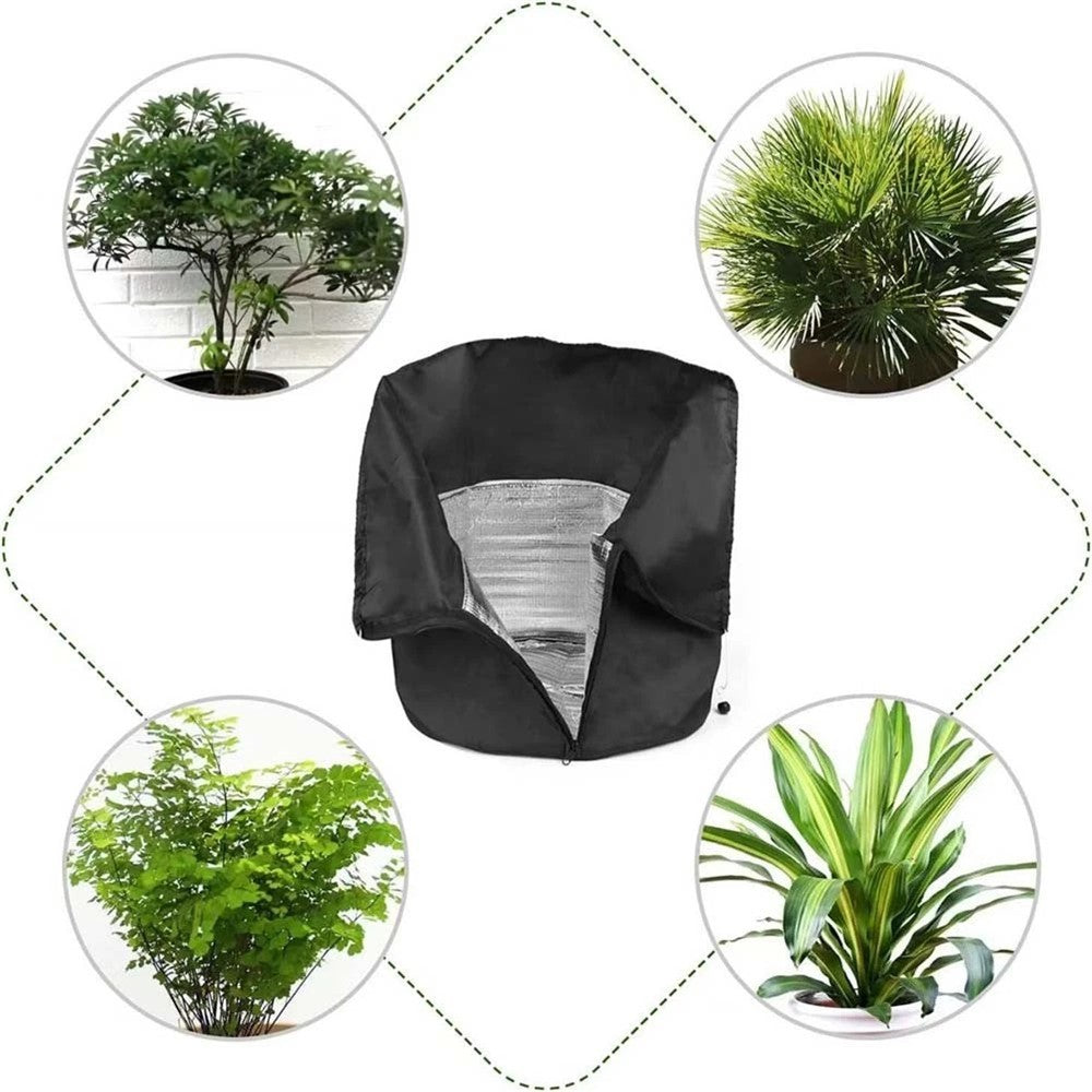 Plant Protection Cover for Winter Gardening 45 x 70cm Breathable Insulated Tree Shrub Frost Guard Reusable