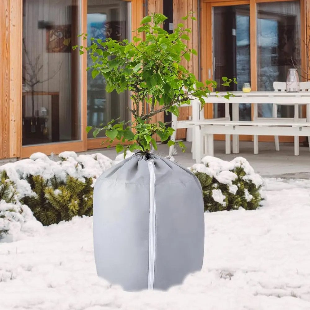 Plant Protection Cover for Winter Gardening 40 x 35cm Breathable Insulated Tree Shrub Frost Guard Reusable