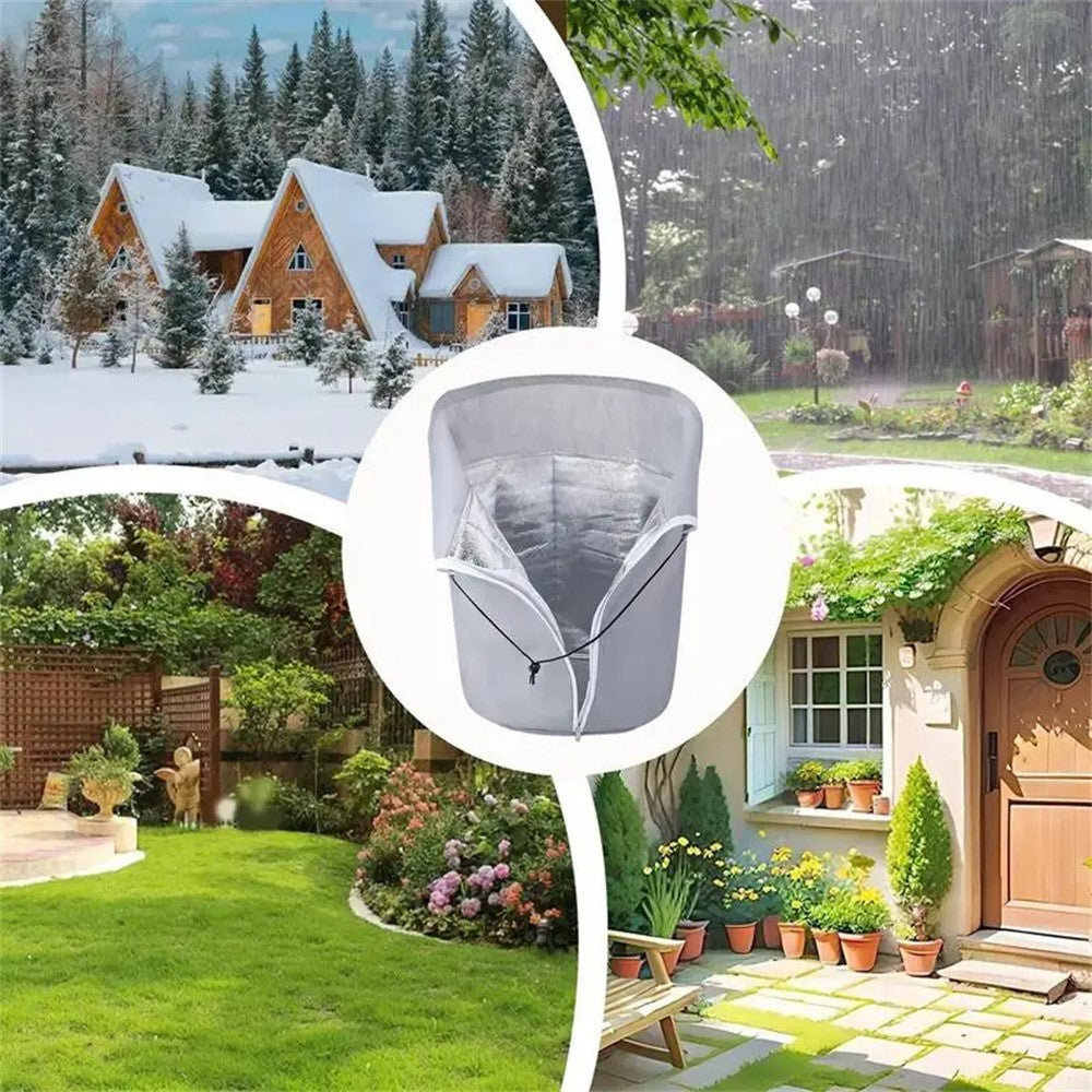 Plant Protection Cover for Winter Gardening 40 x 35cm Breathable Insulated Tree Shrub Frost Guard Reusable