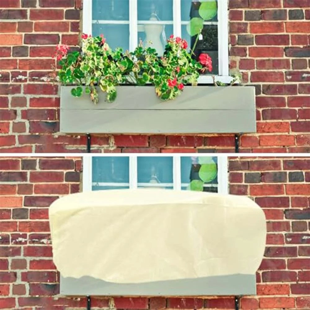 Plant Protection Cover 100 x 40 x 45cm Rectangular Winter Planter Frost Bags Non-Woven Fabric Wraps Blanket