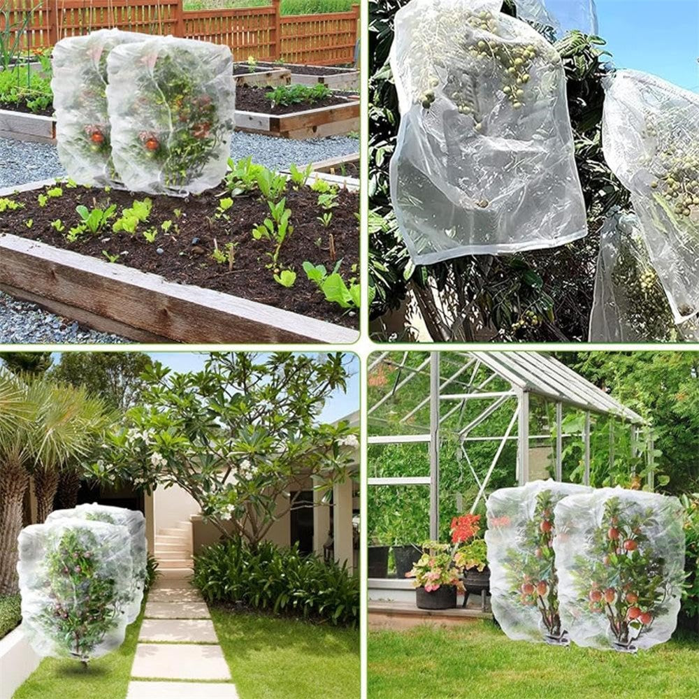 Fruit Tree Netting with Drawstring 100 x 140cm Garden Insect Barrier Plant Cover Tent-Bug Mesh Guard