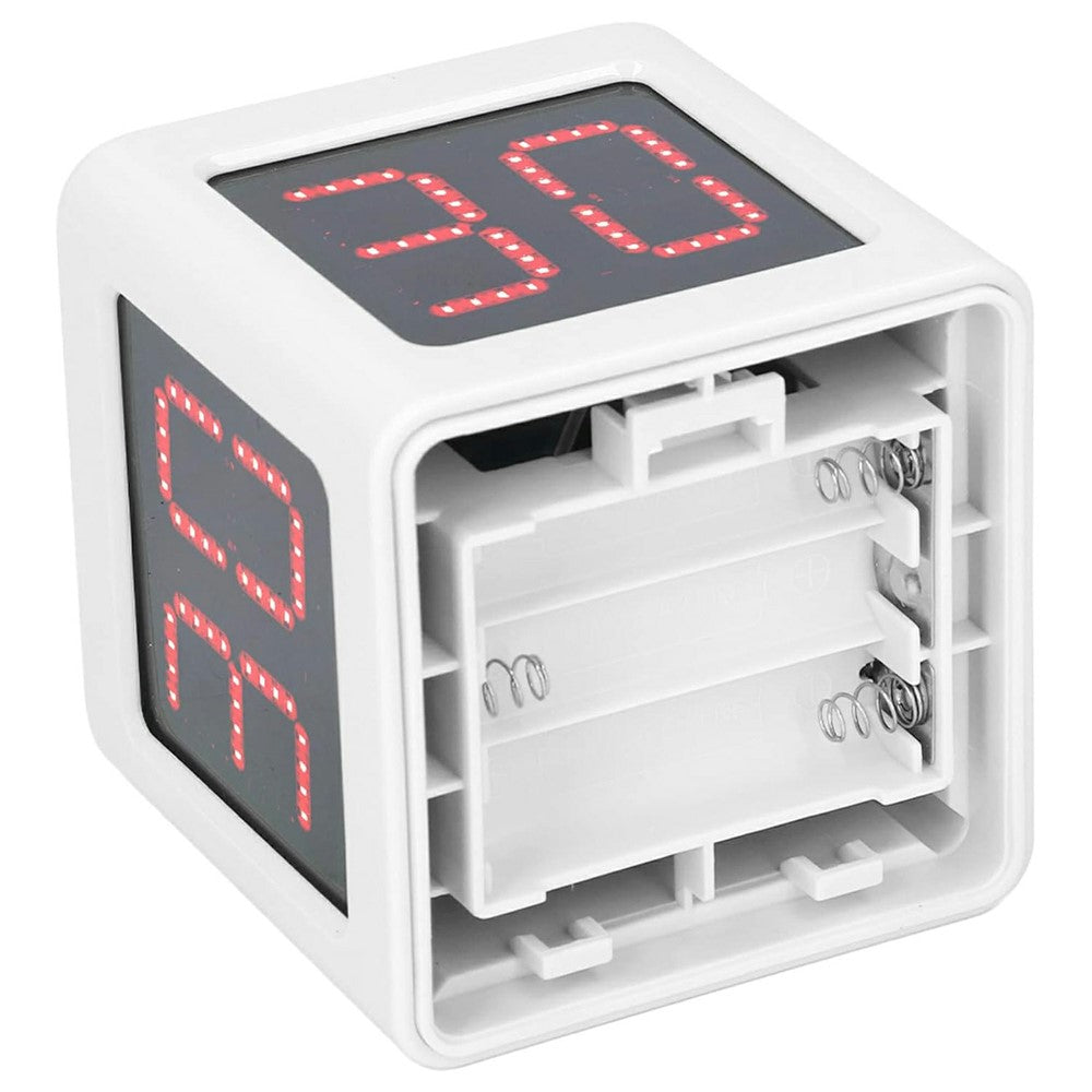 1.4 Inch Mini Digital Stopwatch 4 Sides Programmable Timer with 3 Buttons Countdown Timer